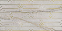KMD3STA029BR Ифран декор серый светлый глянцевый обрезной Kerama Marazzi 60x119.5