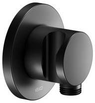 Подвод воды с держателем для ручного душа Keuco IXMO, Чёрный матовый, 59592 370001