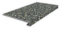 KM6060G0021RGCF Ступень клееная фронтальная Бричиола черный матовый Kerama Marazzi 33х60