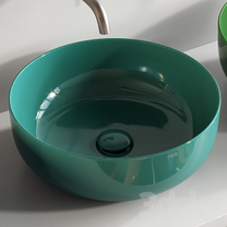 Раковина Cielo Era Small, арт BAERA40 цвет Smeraldo, d=400 мм