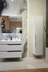 Тумба Oasis Profilo 856х660x515 мм, цвет Opaco Bianco, раковина Lightfeel