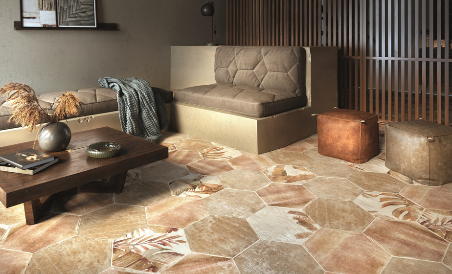 Hexag Tropic Cotto  керамогранит ZYX 32x36.8