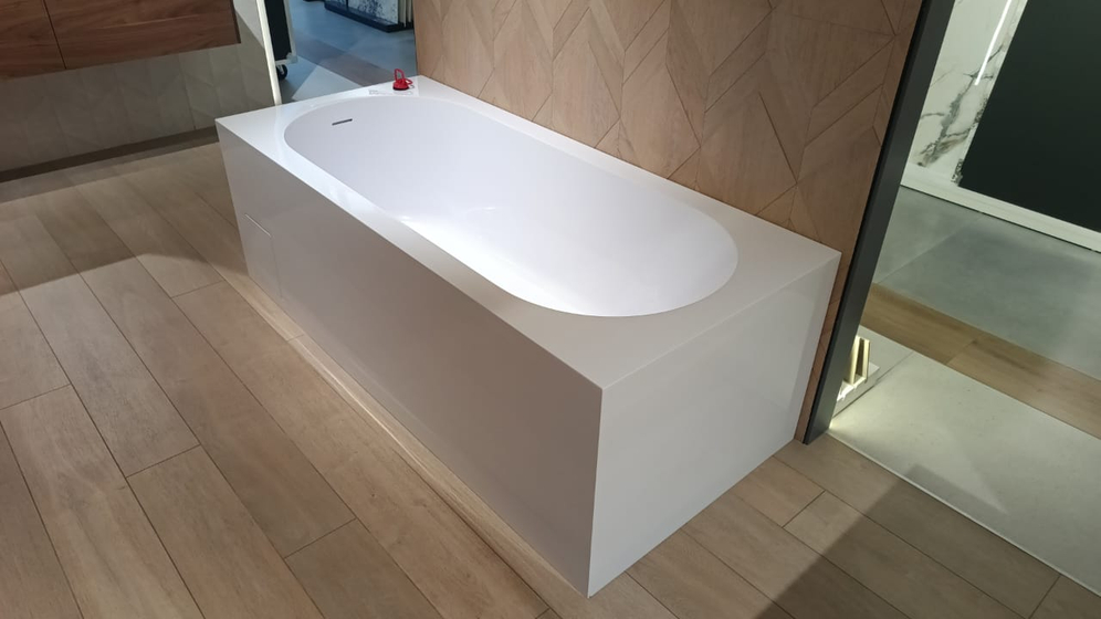 Ванна Ornella 170х75x60 S-sense, глянцевая краны No1,2,3 + люк стандарт по схеме) белая 102311G