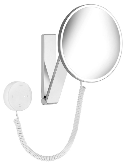 17612 019000 Косметическое зеркало Keuco iLook_move с подсветкой, 5-уровневое переключение, хром
