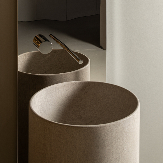 Смеситель для раковины CEA "OPUS" прогрессивный, излив 230 мм, Stainless steel (OPS06S)