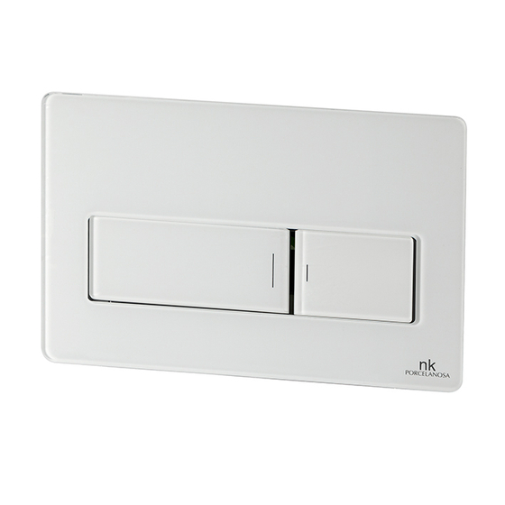 100303024 Клавиша Noken Glass, белый, стекло