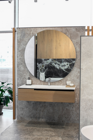 Тумба с раковиной Oasis Profilo 1212х282x510 мм Rovere Sand