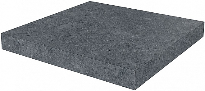 DL501320R\GCA  Ступень Роверелла угловая клееная серый темный Kerama Marazzi 33x33
