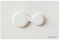 701.000.05 Смывная клавиша Monet, Artceram, белая