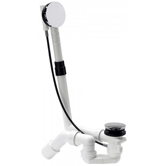 Слив-перелив Viega B600-901, хром,п/автомат