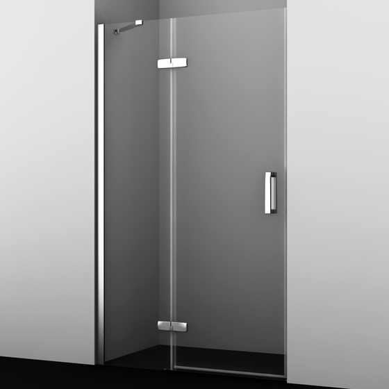 Душевая дверь Wasserkraft Aller 10H05L, 1200x2000 мм, 8 мм, WasserSchutz, серебристый профиль