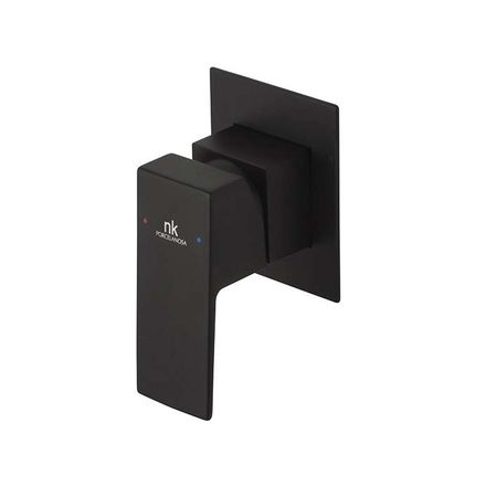 100266837 Noken Square Наружная часть встроенного смесителя для душа, черный