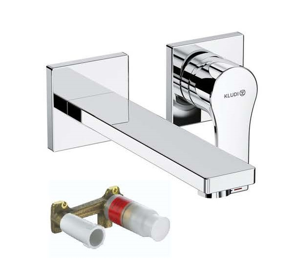 Смеситель для раковины Kludi Zenta SL, хром, + внутренняя часть 20,5 см, 482440565+38242