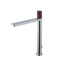 100339974 Noken Forma Смеситель для раковины высокий, хром/Merlot