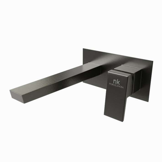 100281886 Noken Square Наружная часть смесителя для раковины, матовый титан