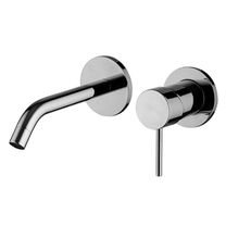 F3051X8VCR  наружная часть смесителя д/раковины из стены,SpilloTech с изливом 156мм, хром