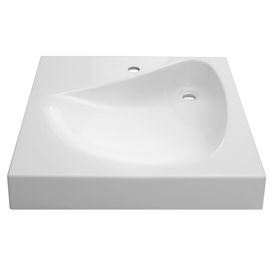 Умывальник на стиральную машинку Belux Vortex VR 60x60 SET (в комплекте с кронштейнами и сифоном)