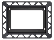 9240647 TECE Монтажная рамка для монтажа на уровне стены, пластик, цвет панели черный