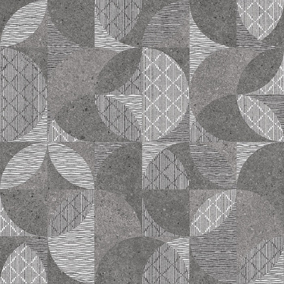 DL601420R  Фондамента темный декорированный обрезной Kerama Marazzi 60x60