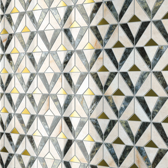 Stellaris Dark Mosaico Orpheus Lux 33.8х31.5 мозайка Italon