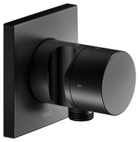 Встраиваемый запорный вентиль Keuco IXMO, 2 потребителя, Чёрный матовый, 59557 370202 (дополнительно приобретается 59556 000170)