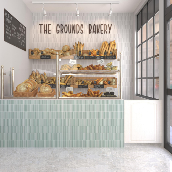 188914 Kit-Kat Mosaic Anise Green Matt. керамогранит Dune 11,5х23