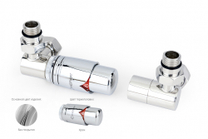 Автоматический терморегулятор 3D левый G 1/2" НР х G 3/4" НГ (набор) 00-1421-0000