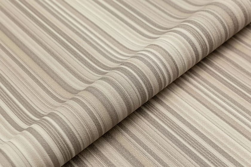 KM8313 Обои виниловые на флизелиновой основе Фреш мотив, бежевый полоса Kerama Marazzi