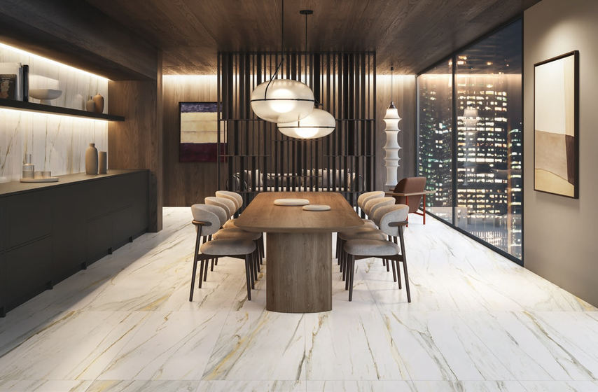 Stellaris Carrara Ivory Nat керамогранит Italon 60x120