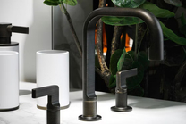 58014 187 Смеситель Inciso д/раковины на 3 отв., Aged Bronze