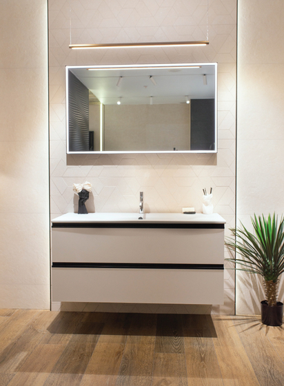 Тумба с раковиной Oasis Forewer 1200х560x510мм Opaco Bianco