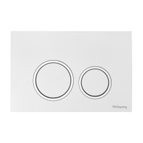 Панель смыва TECEspring R, белый глянцевый/хром глянцевый. 9940103