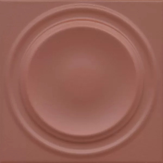 OBE003 Декор Аква Альта 2 красный матовый структура Kerama Marazzi 20x20