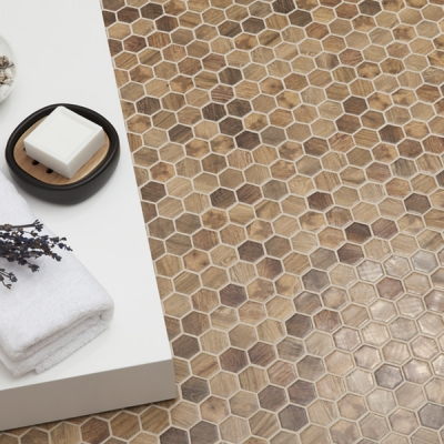 Royal Light Hex мозаика Vidrepur