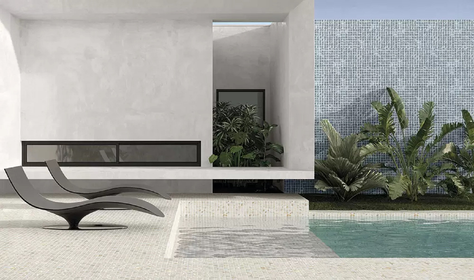 7104 Oasis Grey чип 25  мозаика Vidrepur