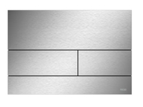 9240830 TECE Square II Металлическая панель смыва унитаза, цвет панели нержавеющая сталь, цвет клавиш нержавеющая сталь