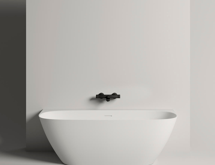 Ванна пристенная Salini Sofia Wall, Sapirit, 1800х850х610 мм, белая глянцевая, 102513G