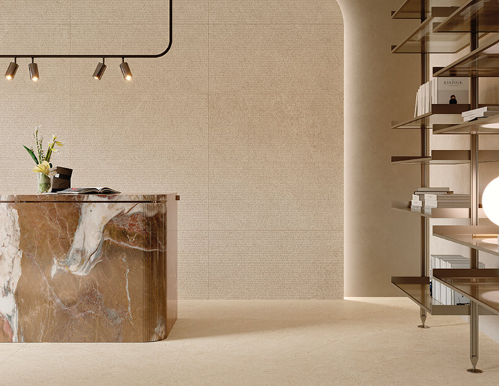 Victorian Stone Moon Cream Structured керамогранит Iris 60x120