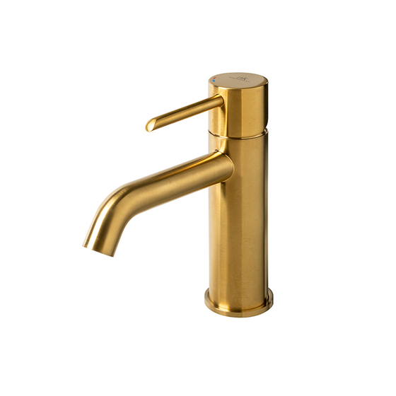 100306653 Noken Round Смеситель для раковины, матовое золото