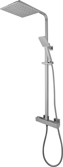 100295001 Душевая стойка с термостатом Noken Square, хром