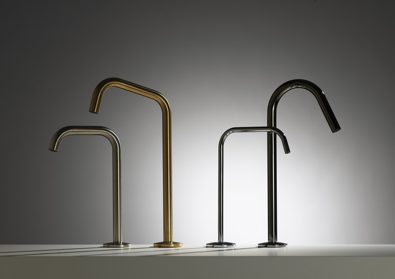 F3171ASN SO Смеситель для раковины, двухкомандный, поворотный излив, (ручки отдельно), Brushed Nickel