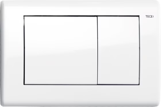 9240324 TECE Planus Панель смыва, материал металл, цвет панели белый глянцевый