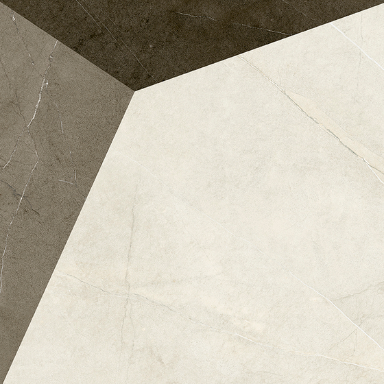 Фьямма Уайт Вставка Фрейм керамогранит Coliseumgres 60x60