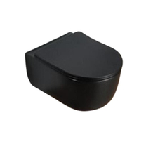 Унитаз SC361B  подвесной (490х355х320), микролифт,черный. Уценка сиденья!