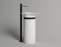 Раковина напольная Ninfea 01 Solix, 545х447х850 мм, белая, 130221M