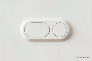 702.000.05 Смывная клавиша Atelier, Artceram, белая