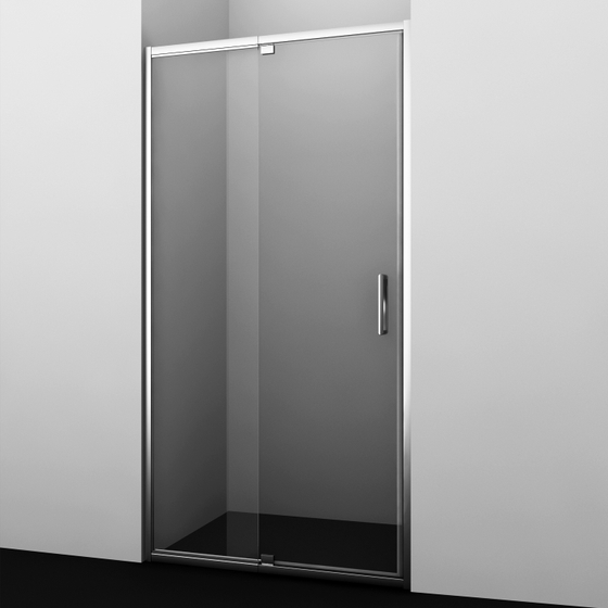 Душевая дверь Wasserkraft Berkel 48P13, 1100x2000 мм, 6 мм, серебристый профиль